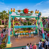 Manège à Bascule Nova Rides SW-QL pour Parc d'Attractions Intérieur/Extérieur, Aire de Jeux Extérieure pour Enfants