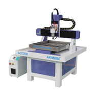 Pour AKM6060 3 axes CNC fraiseuse 6060 Structure en acier robuste semi-fermé métal CNC routeur Mach3 contrôle unique
