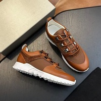 Chaussures de sport en cuir et mesh pour homme, style designer de haute qualité, chaussures de marche décontractées, respirantes et confortables, chaussures d'extérieur pour homme