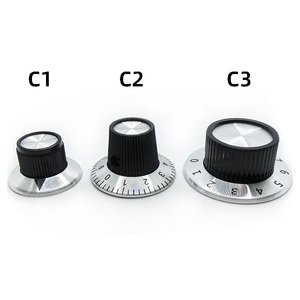 Perillas de guitarra de baquelita C1/C2/C3 con eje de potenciómetro de 6.0MM 6.4mm de diámetro interior - Product Image 2