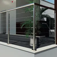 Indoor Cable Rail Fence System Residential Stainless Steel Railings For Stairs