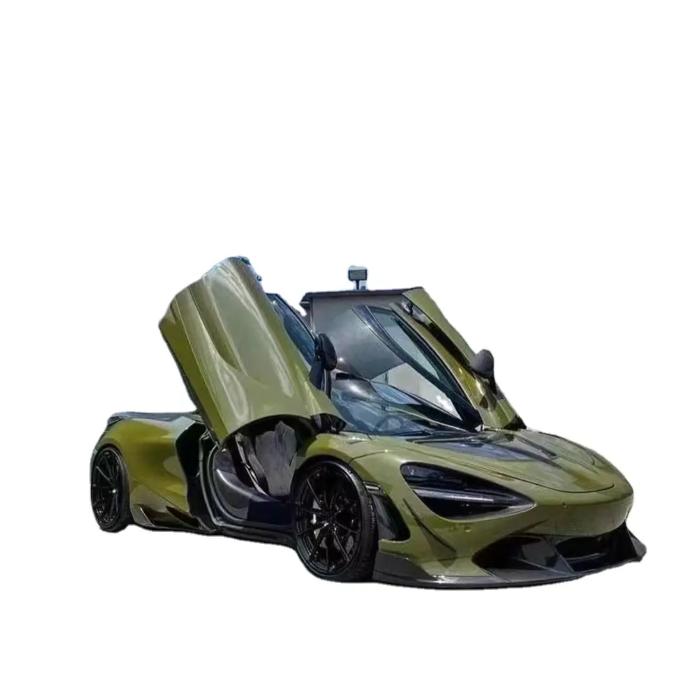 Filme de cor de corpo automotivo PET Fighting Green, 1.52*18m, estilos personalizáveis, expressões exclusivas, envoltório para carros