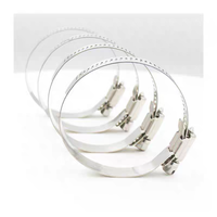 Collier de serrage agricole en acier inoxydable 304, plage de serrage réglable de 20 à 100 mm pour la fixation des lignes de boues et d'eau