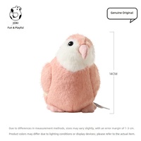 Peluche Perroquet Mignon d'Automne, Adorable Oiseau en Peluche, Compagnon Réconfortant pour le Coucher, Cadeau d'Anniversaire Idéal en Polyester