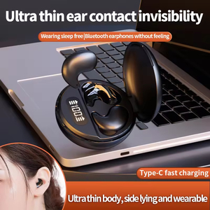 Auriculares Bluetooth 5.3 TWS para Dormir, Auriculares Intrauditivos con Cancelación de Ruido ENC, Sonido Envolvente 3D, Pantalla HD para Llamadas, Ideales para Viajes - Product Image 3