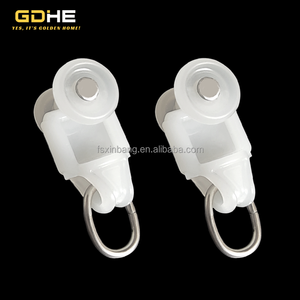 Rail de rideau en alliage d'aluminium robuste avec support de montage dissimulé, rail de rideau à plis en S avec <span class=keywords><strong>barre</strong></span> en <span class=keywords><strong>PVC</strong></span> silencieuse intégrée - Product Image 3