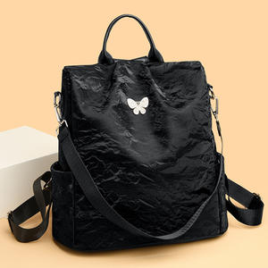 In Stock Customizable Women Pu Cloth <strong>Backpacks</strong> Girls Casual Daypack Vintage <strong>Backpack</strong> School Bags Rucksack Mochila - Product Image 3