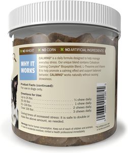 Masticables calmantes para perros OEM/OED para el alivio de la ansiedad de perros medianos y grandes con ingredientes naturales para el trueno - Product Image 2