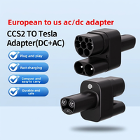Nuevo Adaptador Convertidor de Estación de Carga de Energía Renovable para Tesla, Estándar Europeo CCS2, Adaptador para Automóvil Hecho en China