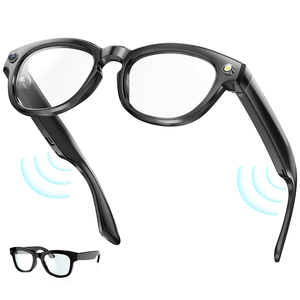 Cổ điển màu đen IP67 không thấm nước kính thông minh tương tác âm nhạc máy ảnh cuộc gọi nhắc nhở đeo tai nghe - Product Image 6