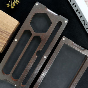 Juegos de mesa Hexagonal Walnut Rolling DND cajas de dados bandeja y torre Dungeons Dice Storage Tray holder 3 en 1 con tapa magnética - Product Image 4