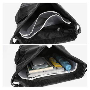 Mochila Deportiva Casual Impermeable de Poliéster Ecológico con Cordón y Logotipo Personalizado, Mochila de Baloncesto - Product Image 5