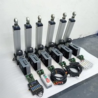 Actionneur linéaire électrique en aluminium haute vitesse 6DOF modèle TA16B pour simulateur de mouvement de cockpit de simulateur de course domestique