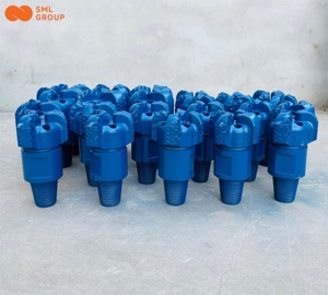 SML Group vente en gros PDC foret diamant <span class=keywords><strong>ARC</strong></span> bits puits d'eau forage gaz 5 lames ailes pour machines minières de roche dure - Product Image 4