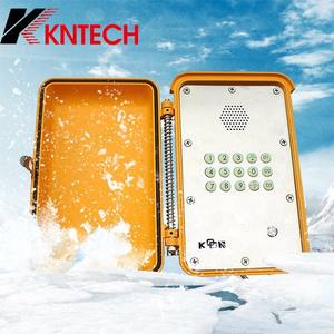 Téléphone KNSP-13 en métal étanche d'urgence SUS façade <span class=keywords><strong>Orange</strong></span> mains libres interphone bidirectionnel POE réseau IP téléphone filaire - Product Image 4