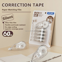 Lot de 5 Rouleaux de Correction Originaux Ultra-Silencieux en Papier Couleur pour Étudiants