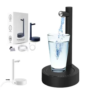 Otomatik masa taşınabilir masaüstü ofis Mini akıllı su şişesi pompalı dağıtıcı evrensel USB şarj elektrikli su sebili