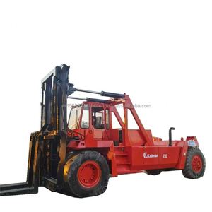 Good Condition Used 45 Ton TCM Construction DRF 450-60S5K Diesel Engine Container Reach Stacker for <b>Handling</b> - Product Image 1