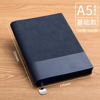 Carnet en cuir A5PU imprimé avec reliure cousue et couleur personnalisée