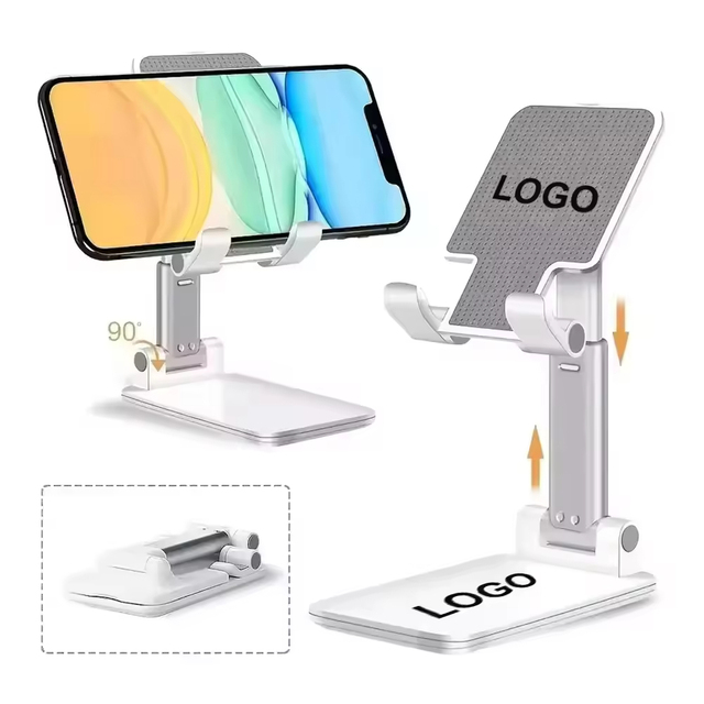 New mini Desk Foldable Plastic Mobile Phone Holder Stand Portable Hard Plastic Manufacture Cellphone Holder For Desk Desktop