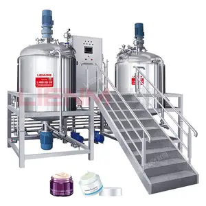 Hochwertige homogenisierende Emulgationsmaschine 1200L Vakuum-Emulgationsmischer Sahne Honig Mixer Homogenisierender Mischer Kosmetik