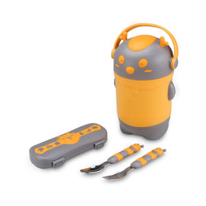 Fiambrera portátil <span class=keywords><strong>de</strong></span> acero inoxidable con asas para alimentación <span class=keywords><strong>de</strong></span> bebé, caja <span class=keywords><strong>de</strong></span> almuerzo <span class=keywords><strong>de</strong></span> metal 304 con aislamiento, tarro <span class=keywords><strong>de</strong></span> comida con tapas para niños - Product Image 1