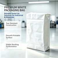 Sacs à valve en PE coextrudé, taille personnalisée, scellés à chaud, épaissis, pour granulés de résine plastique