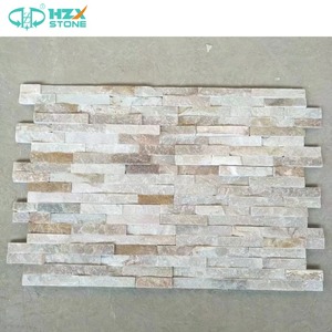 Hzx nhà máy trực tiếp gỉ quartzite gờ đá đồng màu tường ốp gạch để trang trí - Product Image 6