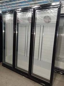 5 años de garantía Congelador de puerta de vidrio 110V - 240V Refrigeración por <span class=keywords><strong>aire</strong></span>-18C-22C Nevera desempañadora vertical con ventilador y función de descongelación - Product Image 2