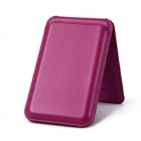 Portefeuille et support magnétique universel en cuir PU de qualité supérieure N52 personnalisé en usine pour iPhone/Samsung avec pochette de rangement et béquille