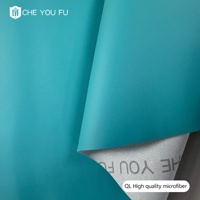 Série QL : Revêtement en cuir PU microfibre pour intérieur de voiture, canapé, sellerie douce et écologique pour sièges de voiture, panneaux de porte, plafonds intérieurs