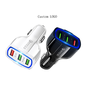 Pengisi Daya Portabel Elektrik Mobil QC3.0, Pengisi Daya Usb <span class=keywords><strong>3</strong></span> Port - Product Image 6