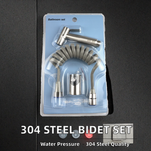 Shattaf de Acero Inoxidable 304 de Bajo Precio, Presión de Agua Ajustable, Rociador Horizontal Moderno, Montado en el Suelo, para Inodoro - Product Image 2