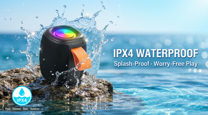 Top Quality IPX4 Waterproof Wireless Portable <b>Speaker</b> with 8W 66mm Driver TWS Pairing RGB <b>LED</b> Light for Beach Travel Outdoor Eve - Product Image 3