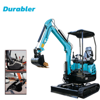 Mini-Raupenbagger mit Hydrauliksystem Hohe Grabkraft 0,025m Schaufelkapazität für Kleine Projekte & Heimgebrauch