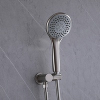 Mitigeur de douche encastré en laiton à poignée unique, avec cartouche céramique, pour eau chaude et froide douce, idéal pour salles de bain de luxe et hôtels