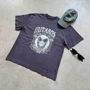 Camiseta Gráfica para Hombre de Marca Privada, Diseño Personalizado, 100% Algodón, Impresión Serigráfica, Transpirable, Anti-Pilling, Manga Corta, Alta Calidad - Product Image 6