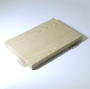 Material de construcción ignífugo de <span class=keywords><strong>madera</strong></span> imitada, decoración de pared 3D, paneles de revestimiento de <span class=keywords><strong>aluminio</strong></span> - Product Image 2