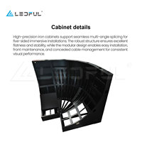 Écran LED immersif professionnel XR Stage P2.5 P1.8 pour production virtuelle en intérieur, studio de cinéma et diffusion en direct