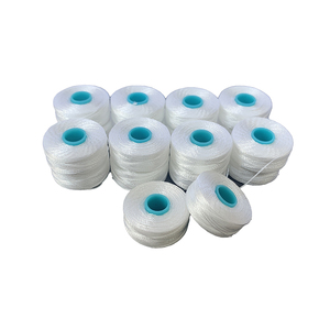 Mẫu có sẵn màu sắc 210D 3 plys tex70 Polyester Filament Pre vết thương khâu may bobbins chủ đề <span class=keywords><strong>30</strong></span> <span class=keywords><strong>yards</strong></span> - Product Image 6