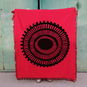 Chăn Cotton Hữu Cơ 100% Tùy Chỉnh Ném Kiểu Bắc Âu Chăn Dệt Jacquard Cổ Điển Giường Sofa Bán Sỉ - Product Image 6