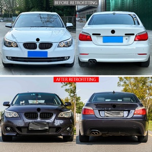 Kit de rétrofit complet 2004-2010 : Pare-chocs avant, capot moteur, pare-chocs arrière et lèvre arrière pour BMW Série 5 E60 – Amélioration avec feux antibrouillard à fixation par boulons - Product Image 2