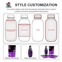 Etiquetas Termoencogibles Personalizables de Coco (Sensibles al Calor) para Whisky, Café, Brandy y Bebidas - Impresión a Color en PVC/PET