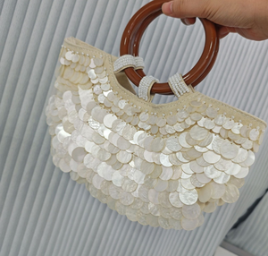 <strong>QuiteS</strong> 2027 New Shell Forest-Style Sweet Girl Handbag Large-Capacity Chain Party Sexy Evening Bucket Bag for <strong>Women</strong> - Product Image 5