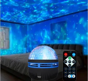Creative 50w Rotating LED Galaxy Projector Night Light Table Lamp For Bedroom Living Room