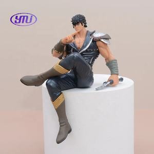 Figurine Manga 13CM Poupées Poing de l'étoile du Nord Kenshiro PVC Bouchon de Nouilles Assis Dessin Animé Jouets Figure Anime - Product Image 3