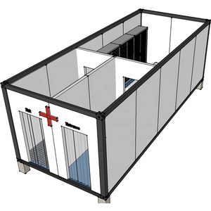 HYSUN-contenedor plano prefabricado portátil, casa móvil, clínica hospitalaria - Product Image 1
