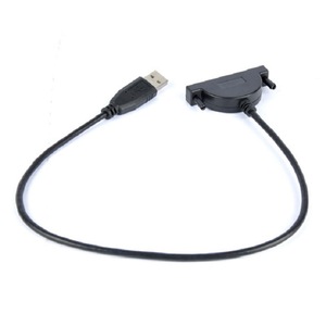 Cable adaptador Sata a USB para convertidor de unidad óptica externa, conector de 7 + 6 pines - Product Image 1