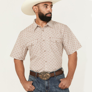 Custom Short Sleeve Wholesale Digital Floral Printing <strong>Men's</strong> Fishing Hiking <strong>Shirt</strong> Cowboy <strong>Shirts</strong> With Pearl Snaps and <strong>Western</strong> - Product Image 1