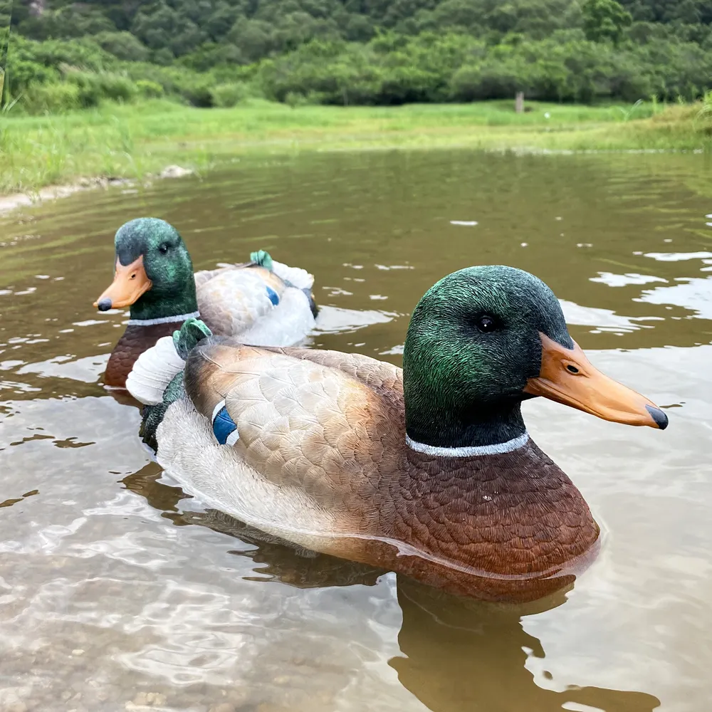 Flytce v201 bateria de potência rc animal barco, pato, realista, mallard, caça, decoy, alta qualidade, bom desempenho, à prova d' água